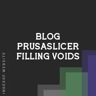 PrusaSlicer Filling Voids? Why Slic3r & Bambu Studio Slicing Differs | Logo - Indexof